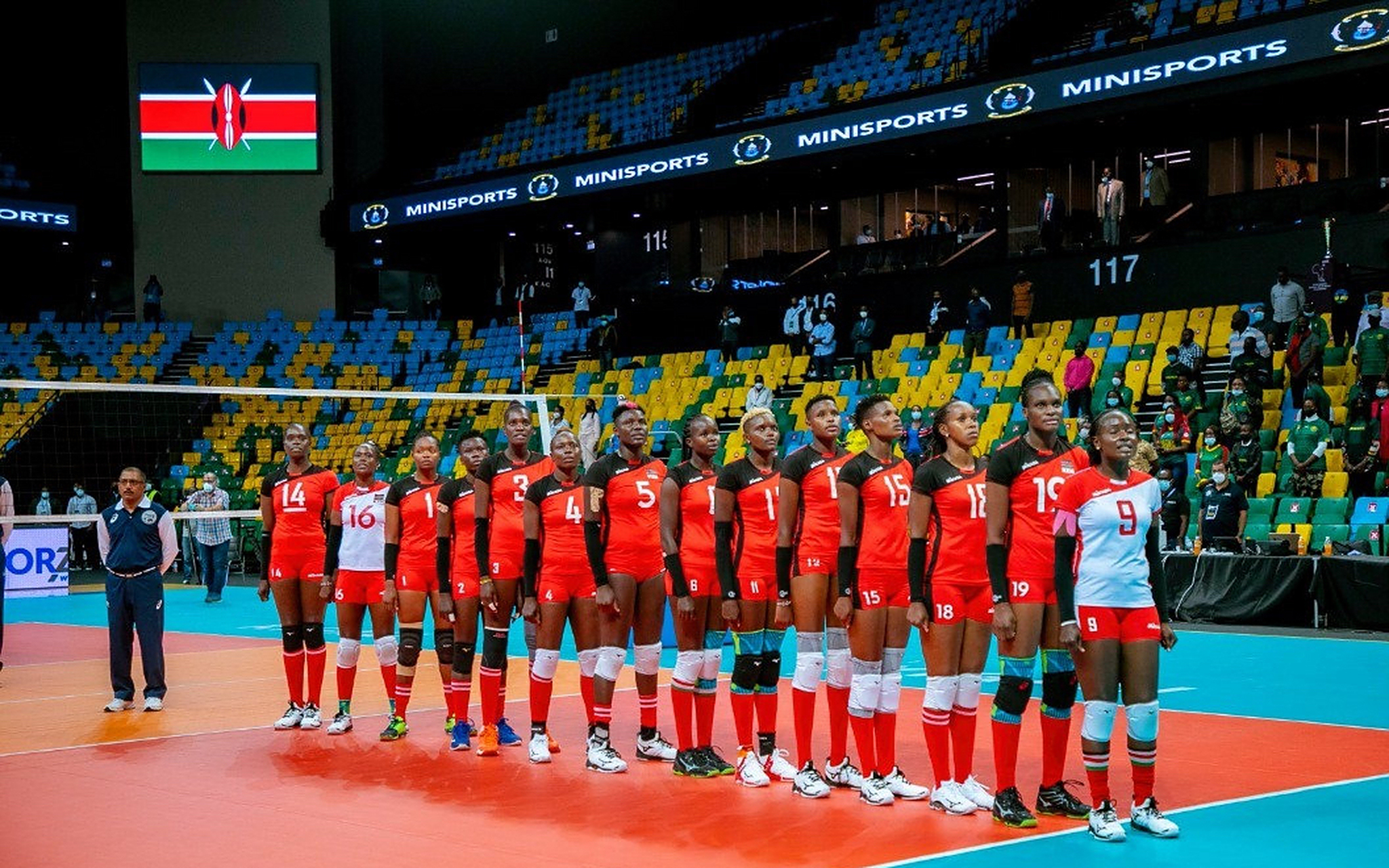 非洲排球队克服困难,展现实力 非洲排球队克服困难,展现实力